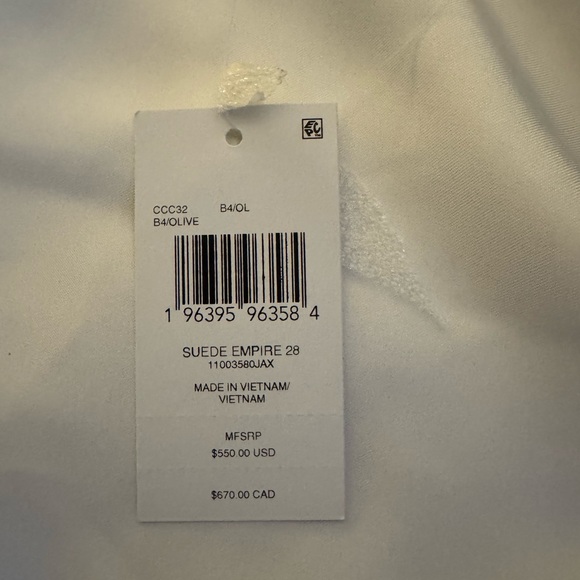 Coach Empire 28 Olive Green Suede - Picture 10 of 15